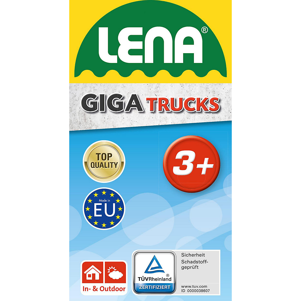 GIGA TRUCKS Müllwagen Arocs mit Aufklebern