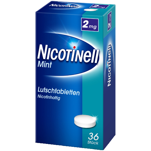 NICOTINELL Lutschtabletten 2 mg Mint  36 St  Lutschtabletten