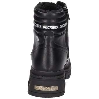 Dockers Schnür Boots in schwarz