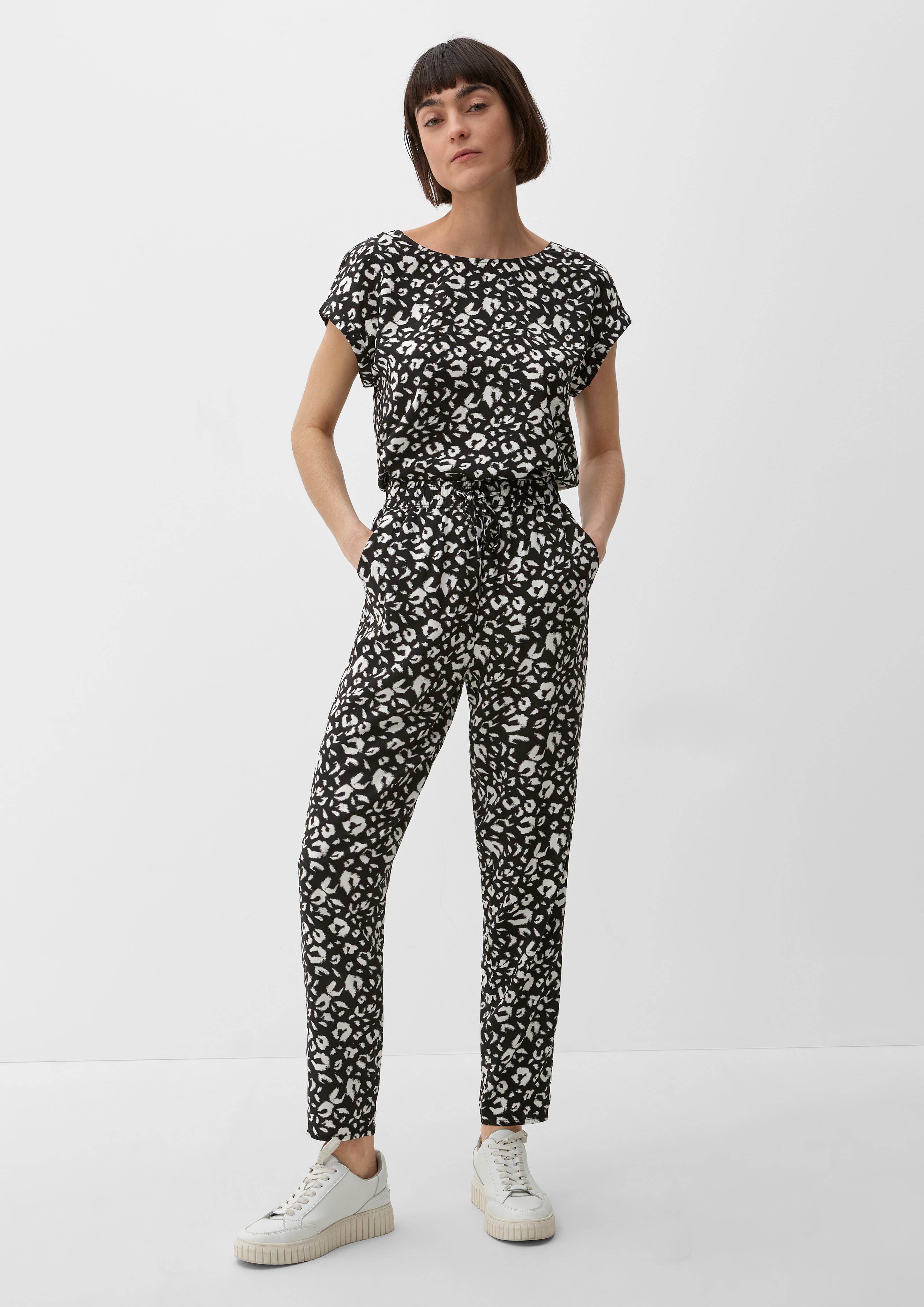 Relaxed: Hose aus reiner Viskose  2132619-99A6