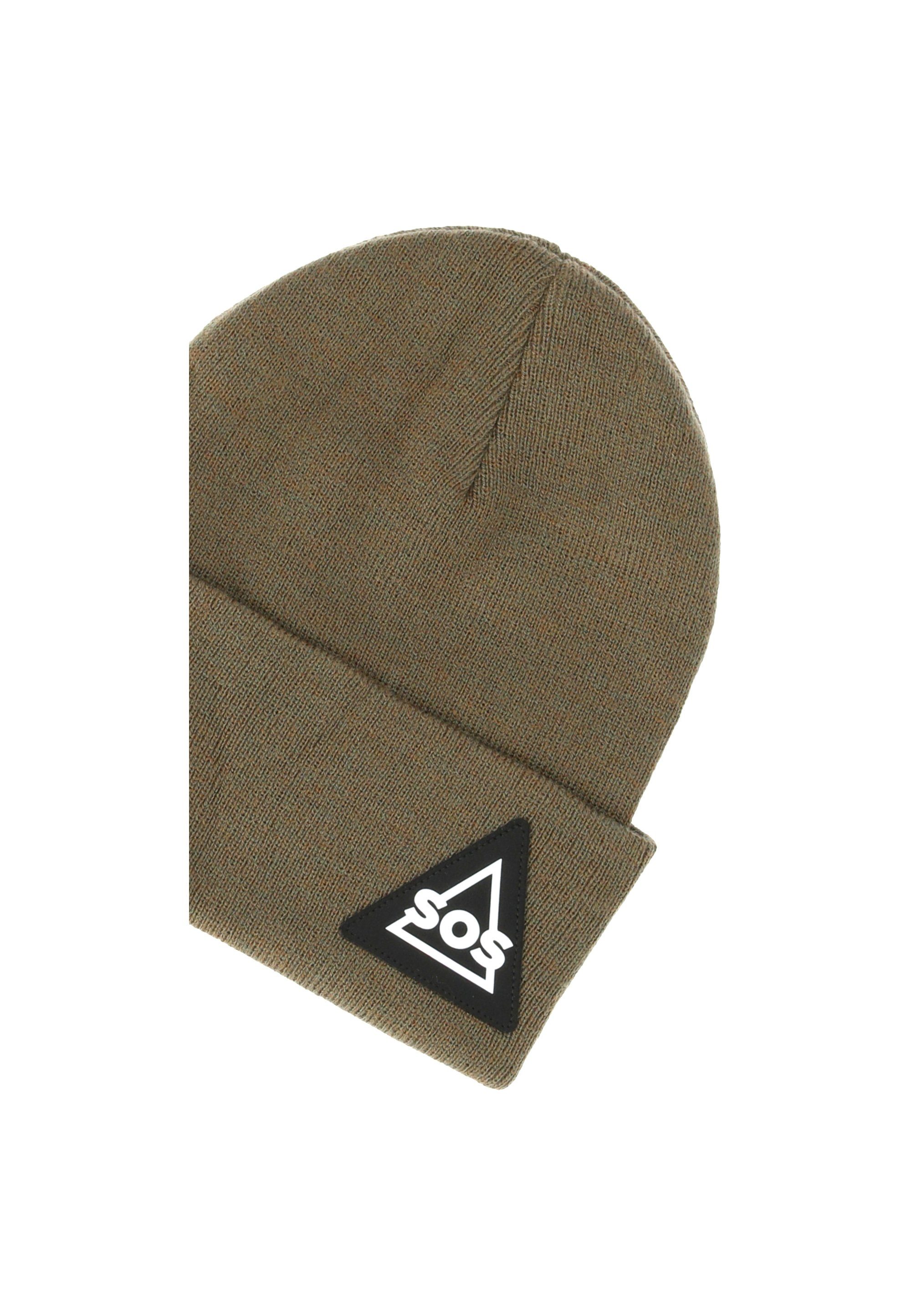 SOS Beanie Caucasus (1-St) mit trendigem Logo-Patch