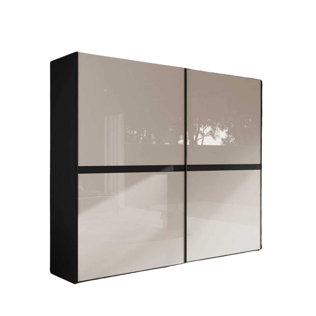 Nolte Schwebetürenschrank Marcato 2.6 Basalt