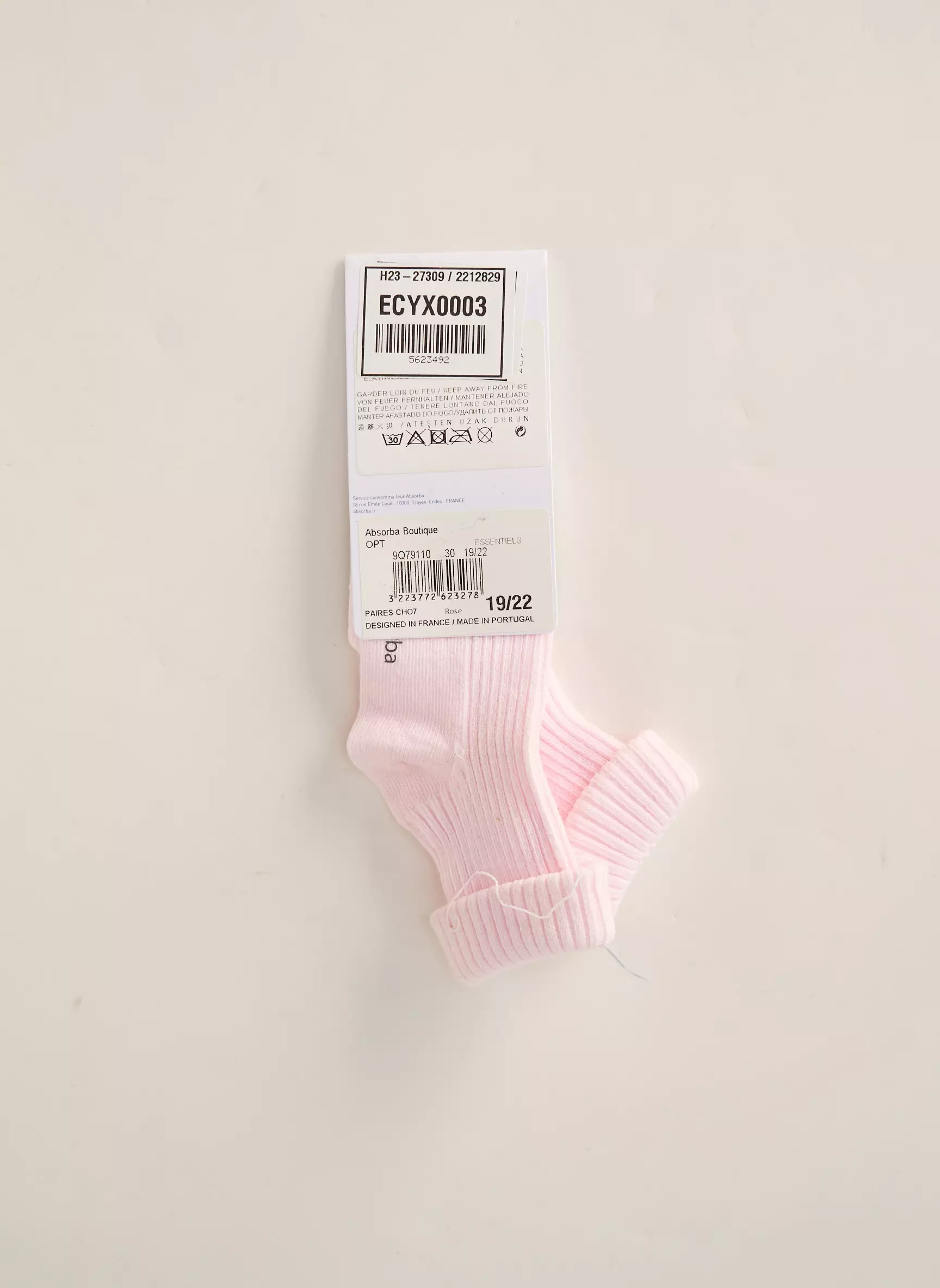 Absorba Chaussette Enfant couleur rose