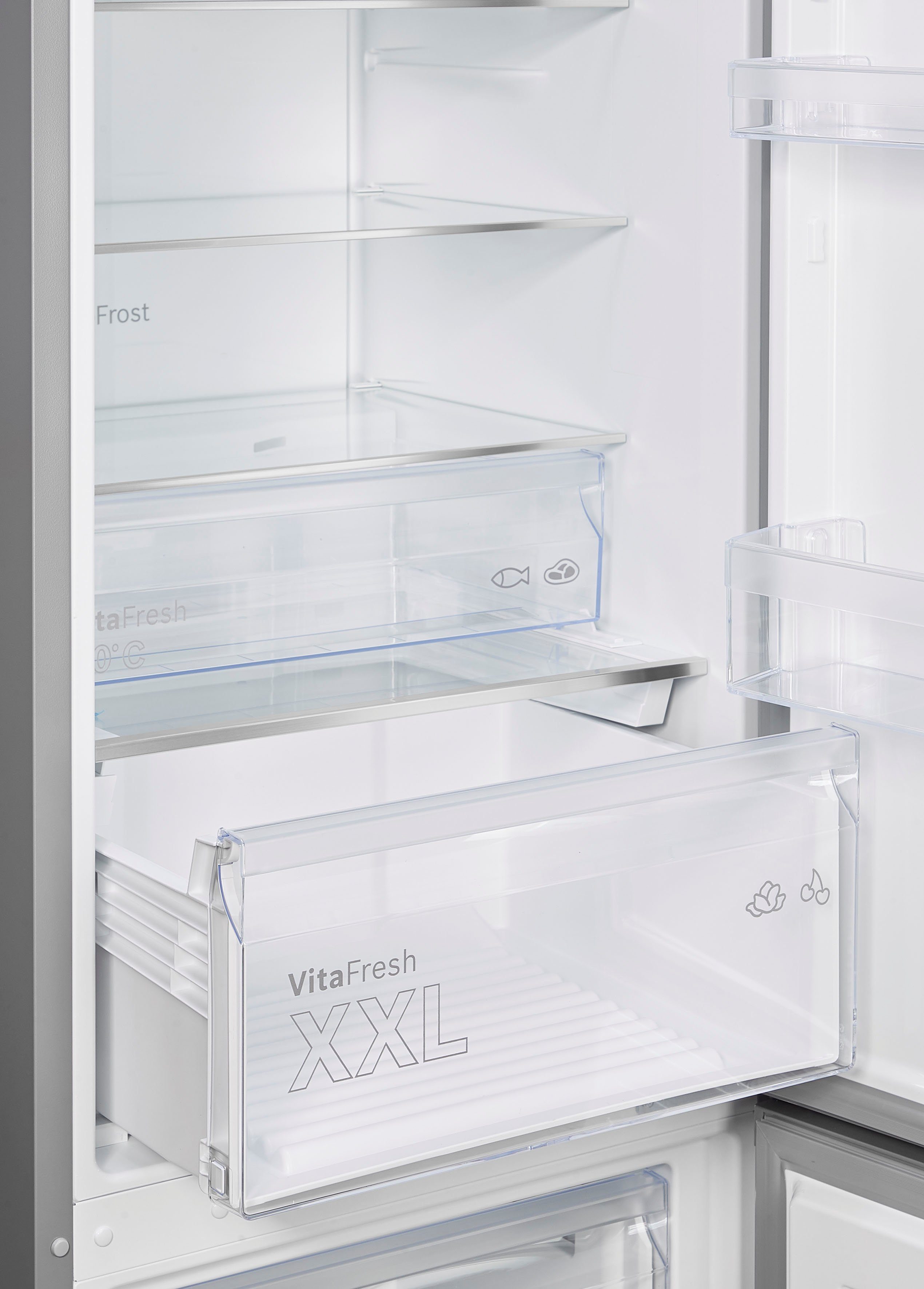 BOSCH Kühl-/Gefrierkombination KGN397LDF, 203 cm hoch, 60 cm breit