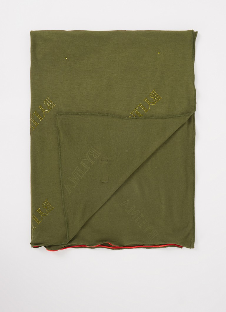 Eșarfă din șifon BYLIMA cu cristale, 175 x 70 cm