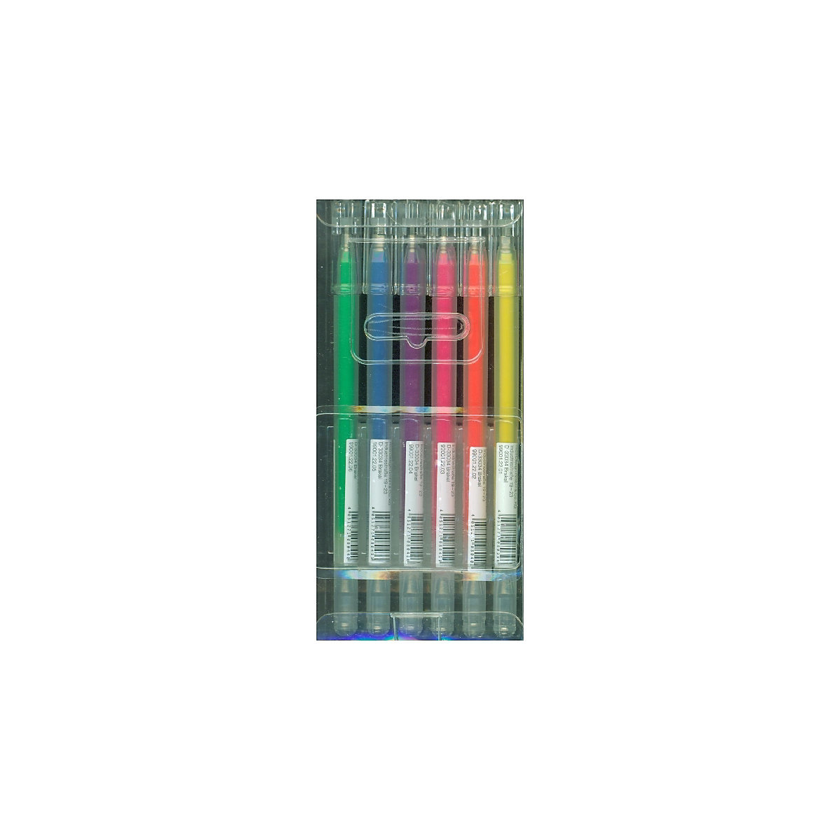 Gelstifte Neon, 0,8 mm, 6 Farben