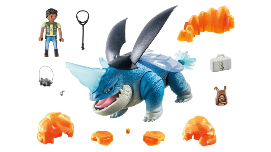 PLAYMOBIL 71082 - Dragons: The Nine Realms - Plowhorn & D'Angelo