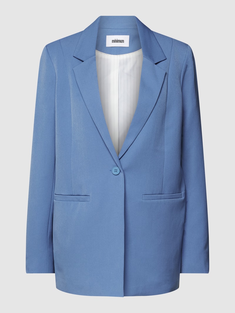 Blazer mit Leistentaschen Modell 'TARA' in hellblau