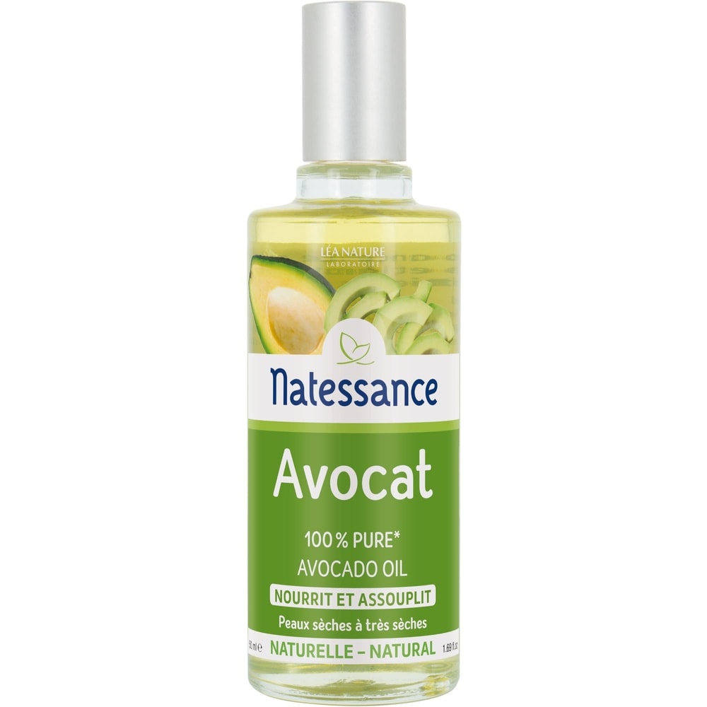 natessance Huile d'Avocat - nourrit et assouplit Huile