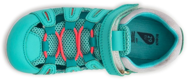 bobux kid+ ~ Summit Sandale ~ Turquoise & Steam