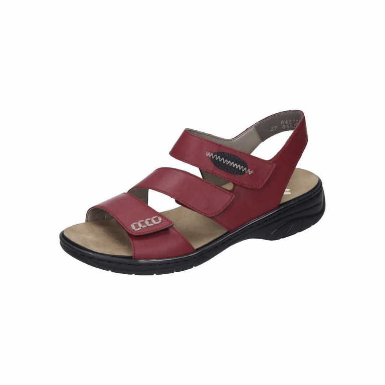 RIEKER Klassische Sandalen rot