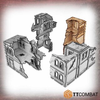 Ruined Modular Villetta Triplicare Rosa