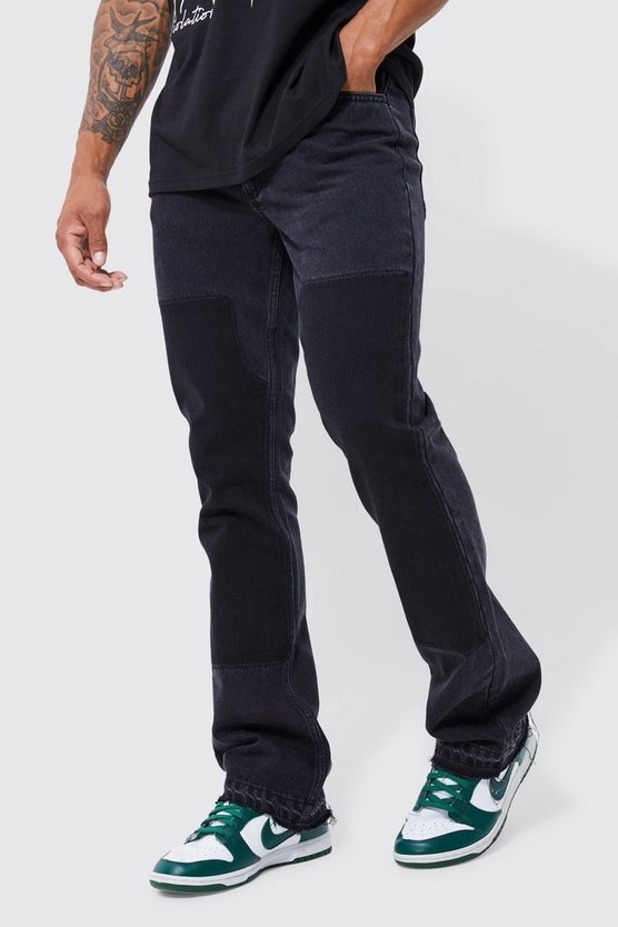 Slim-Fit Schlagjeans