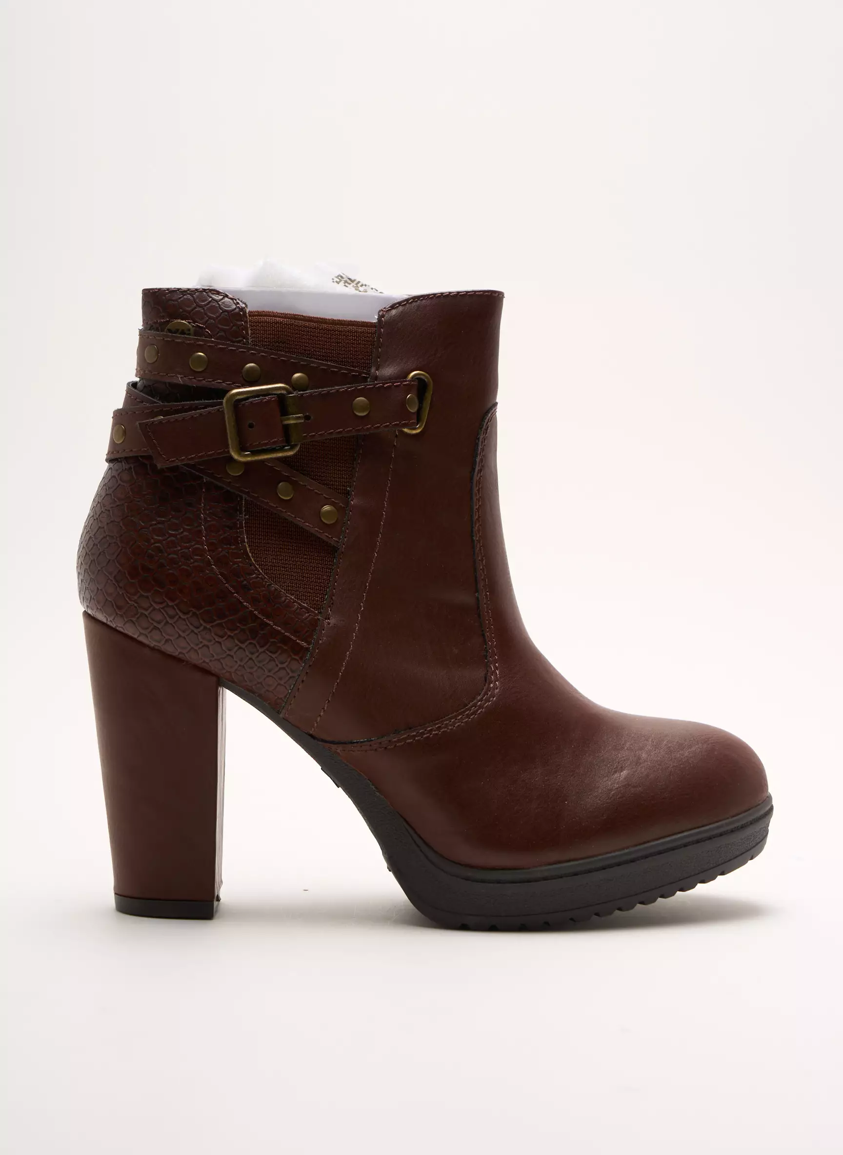 Xti Bottines Femme couleur marron