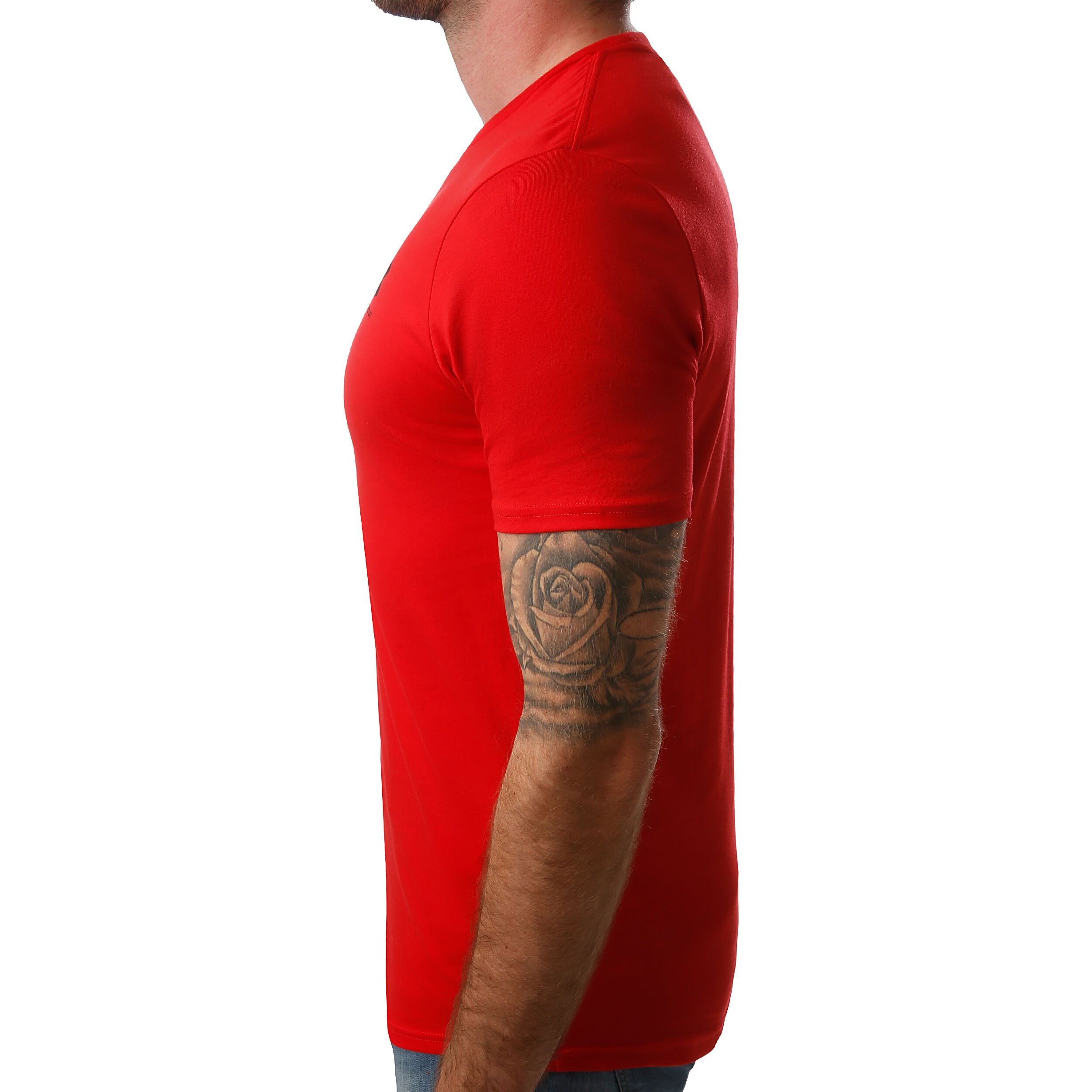 Sportstyle Left Chest T-Shirt Herren - Rot, Schwarz