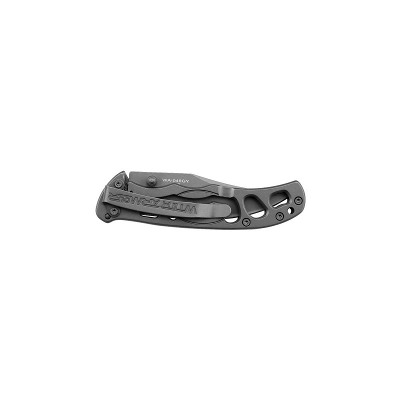 Witharmour Alligator Grey Messer, taktisches Messer (Taktische Messer)