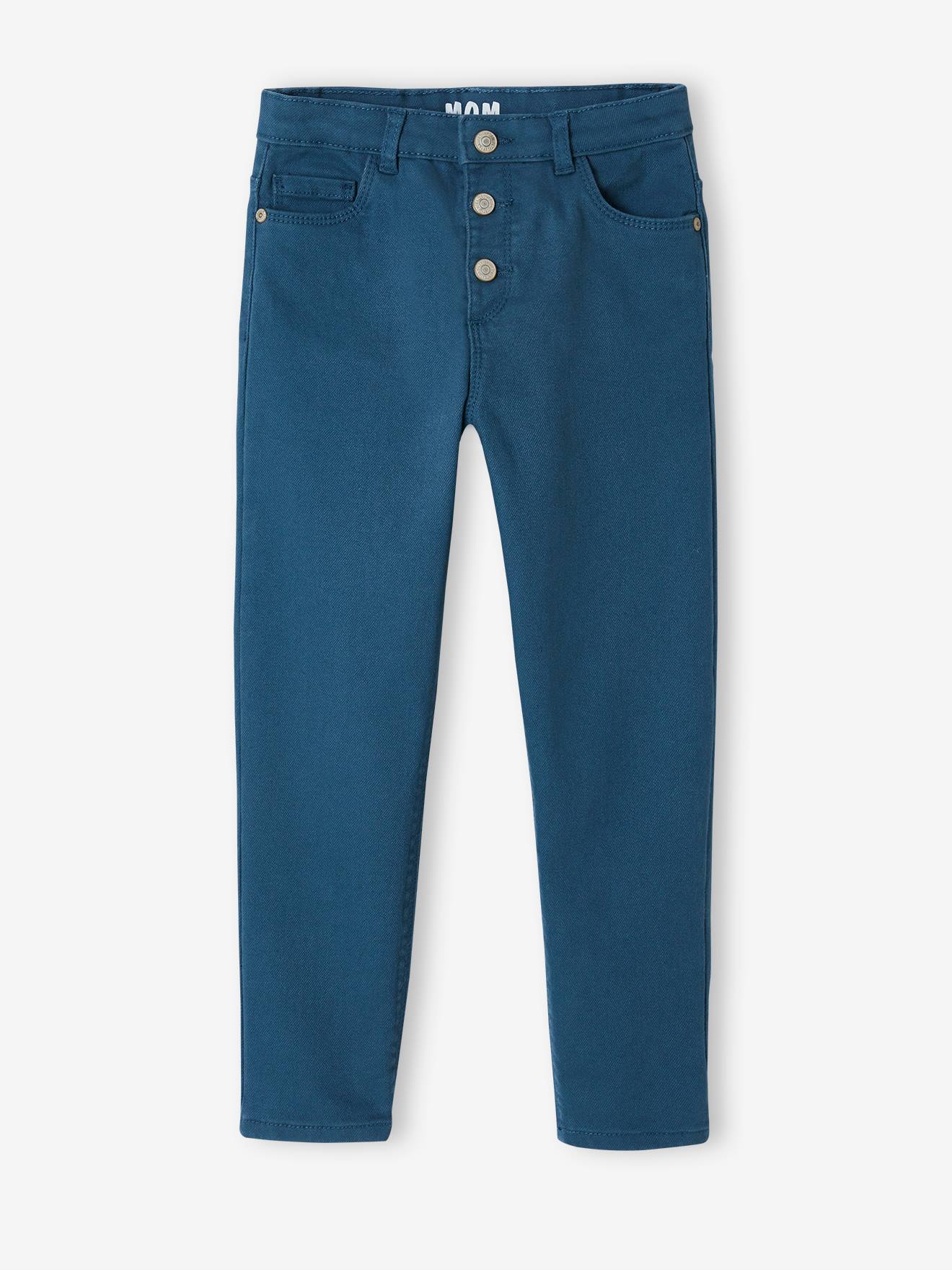 Pantalon Mom MorphologiK Tour de hanches MEDIUM fille pêche