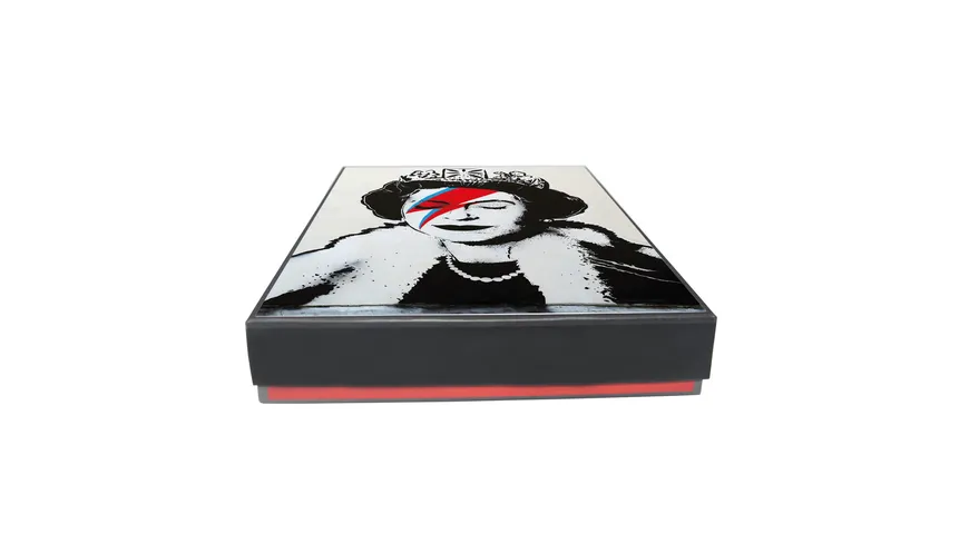 MuseARTa Unisex Socken The world's most famous Graffiti - Lizzie Stardust Geschenkpackung Black