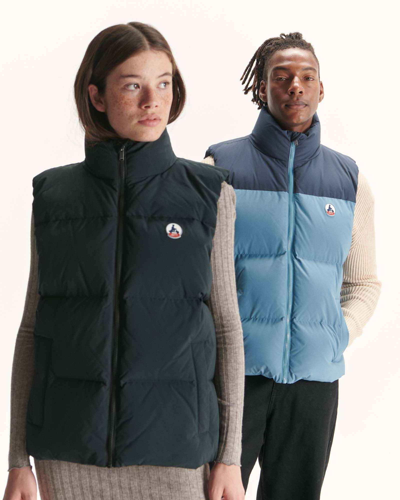 Doudoune bicolore Grand Froid Noir Sakai