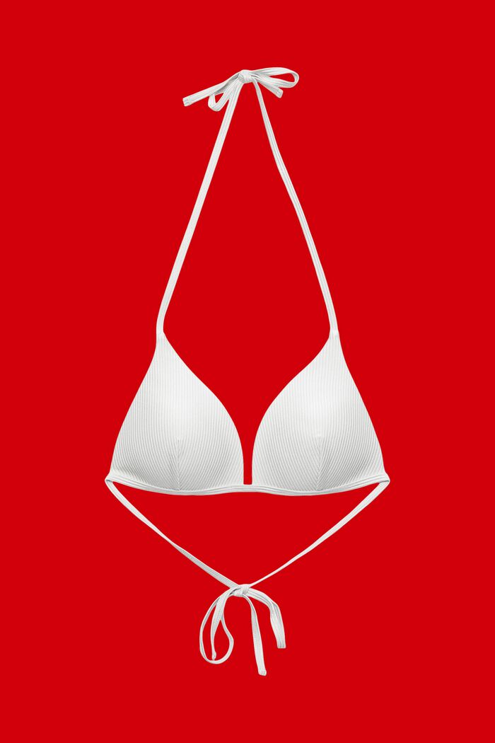 Silver Beach Triangel-Bikinitop, wattierte Cups
