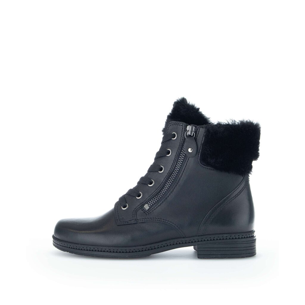 Gabor fashion Schnürstiefelette schwarz
