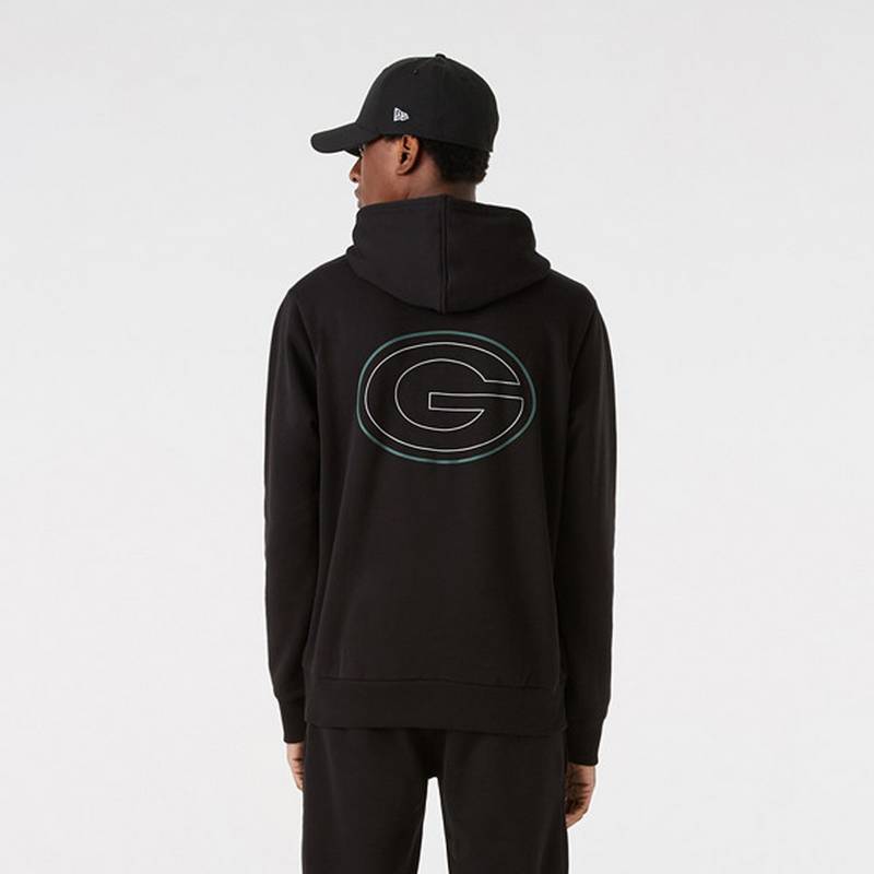 New Era NFL Green Bay Packers Logo Hoodie Herren