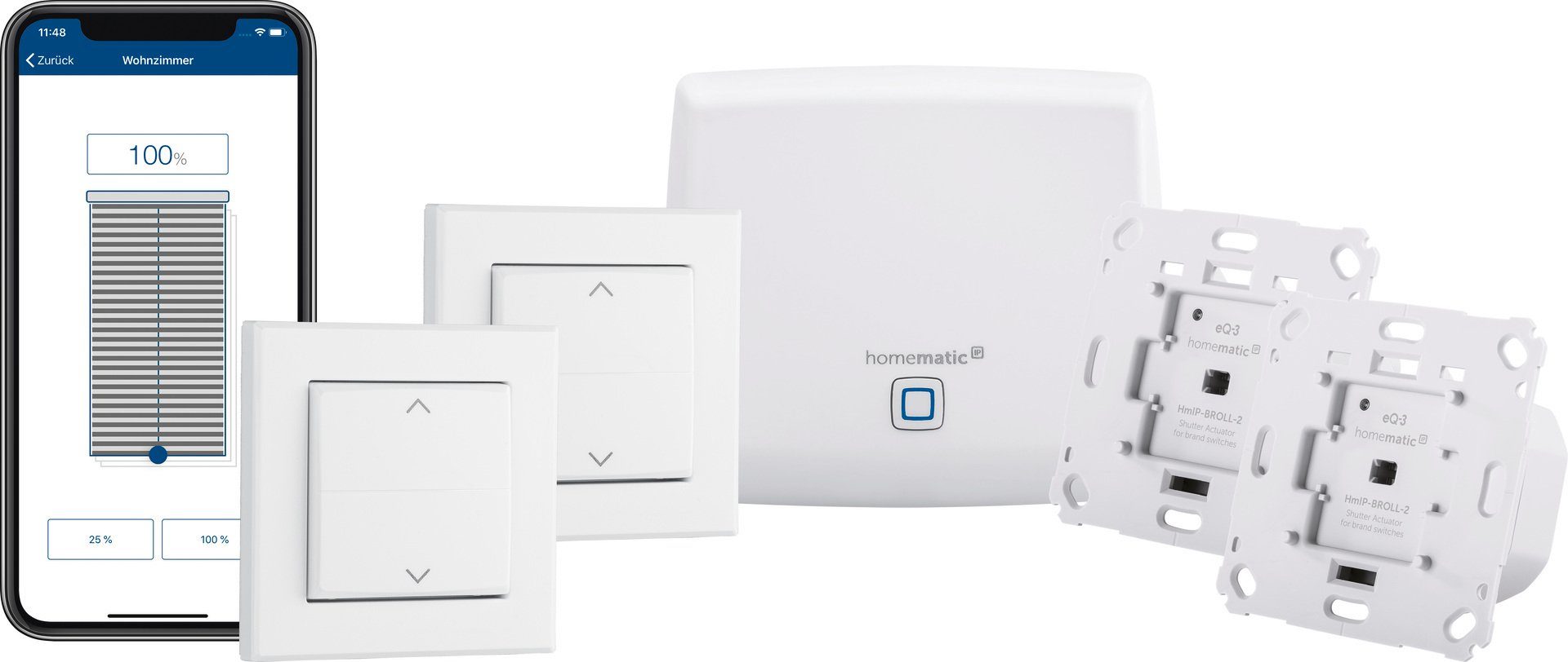 Homematic IP Starter Set Beschattung Smart-Home Starter-Set
