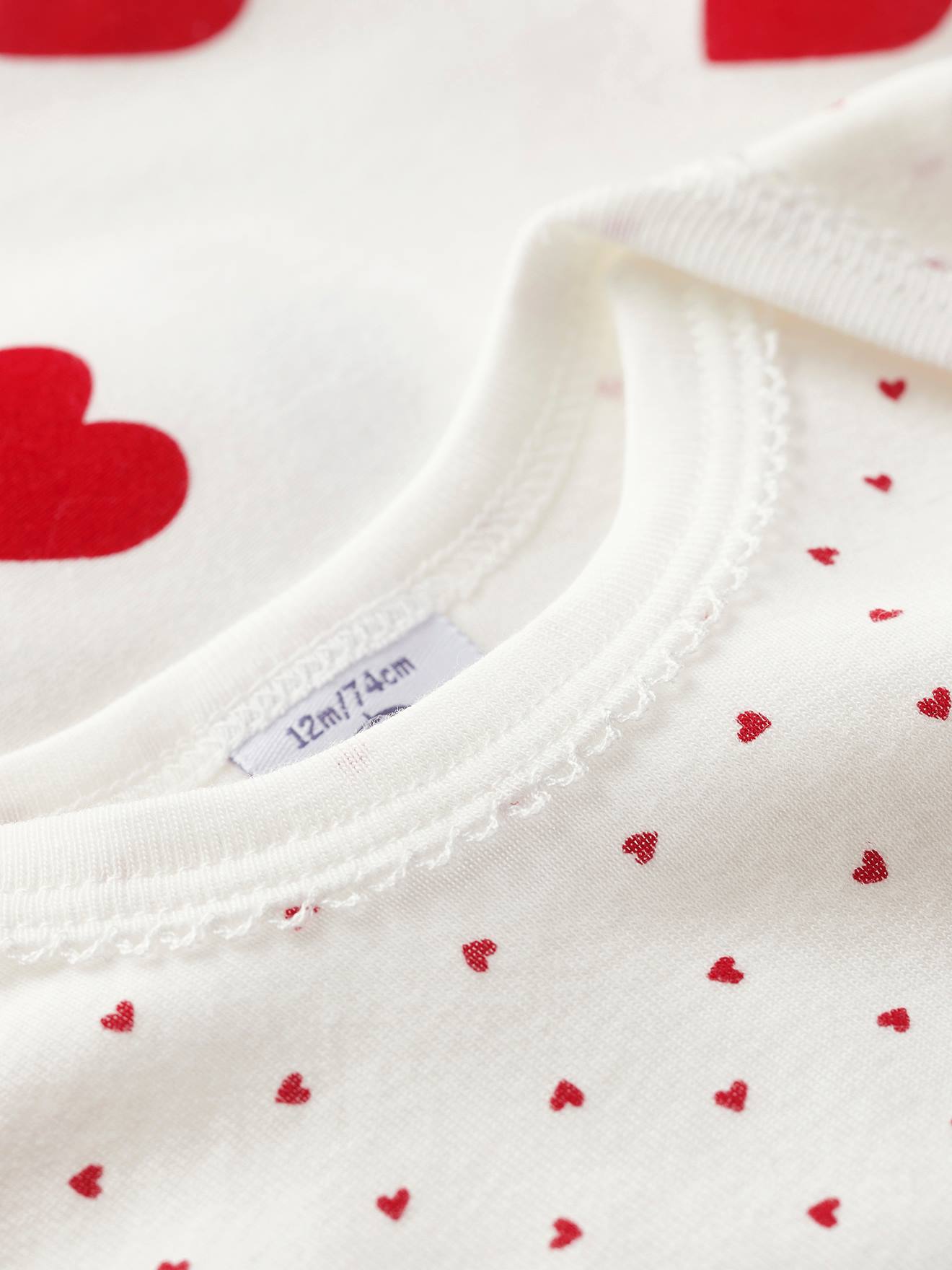 Petit Bateau 3er-Pack Baby Kurzarmbodys PETIT BATEAU, Bio-Baumwolle - weiß