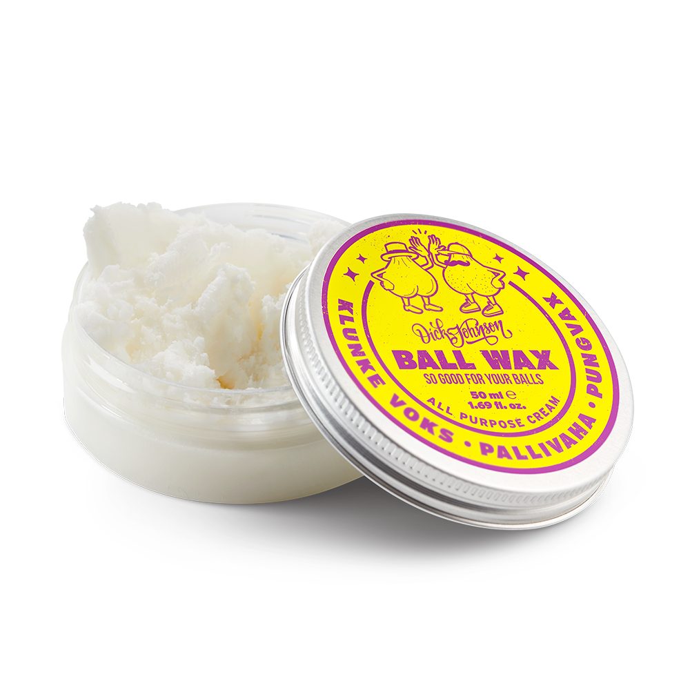 Dick Johnson Intimpflege Ball Wax - Hodenwachs, Weiche und gepflegte Haut - Verhindert Rasurbrand und Hautirritationen