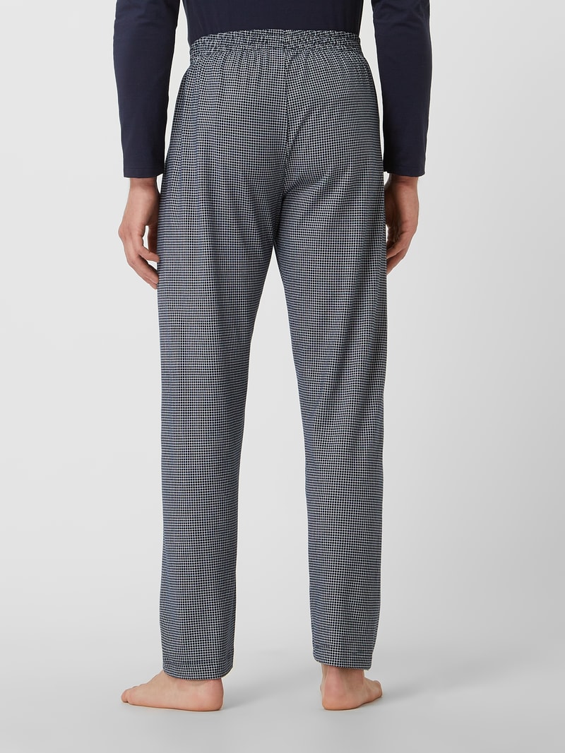 Pyjama-Hose aus Baumwolle in dunkelblau