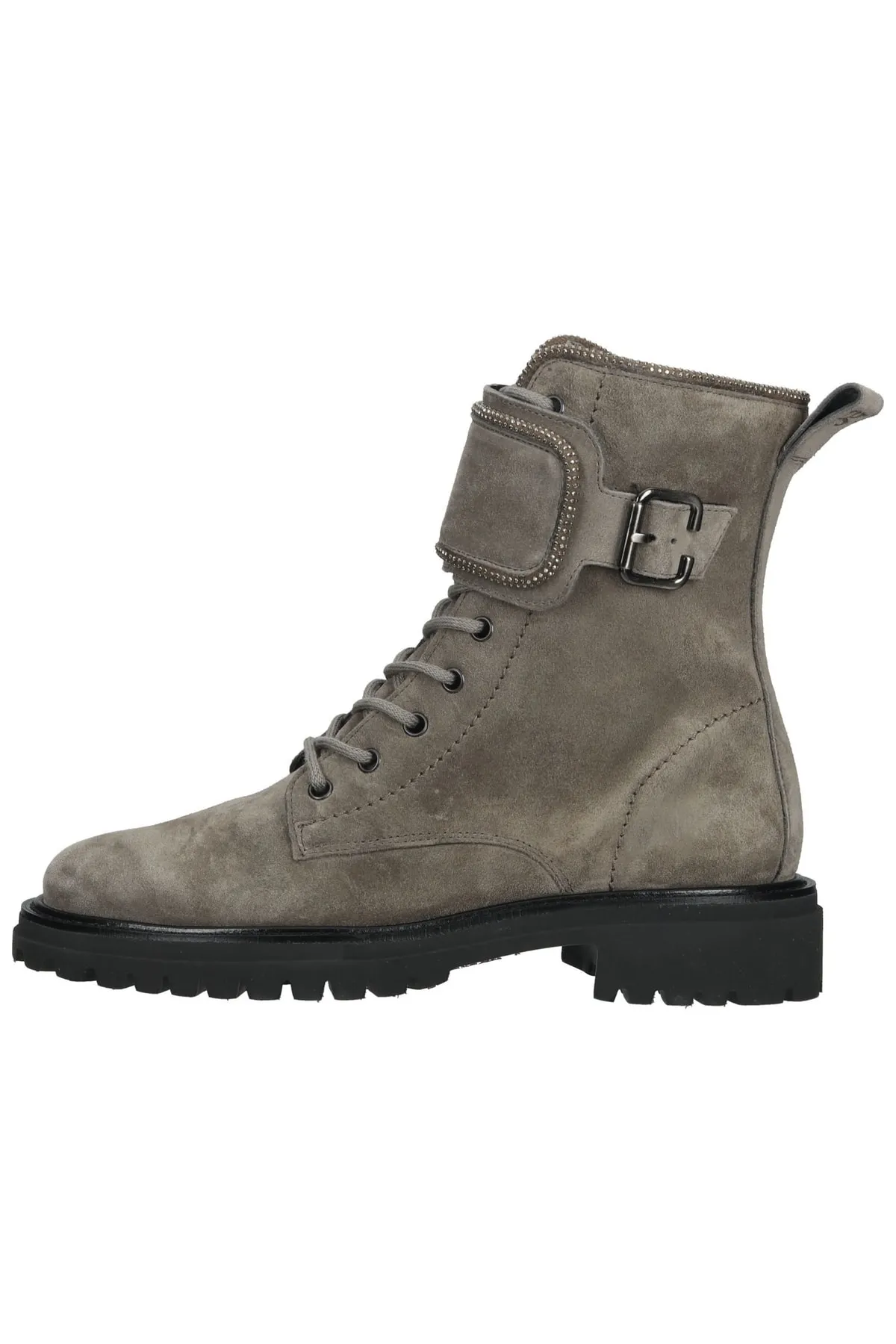 Paul Green  Stiefelette - Grau - Blockabsatz