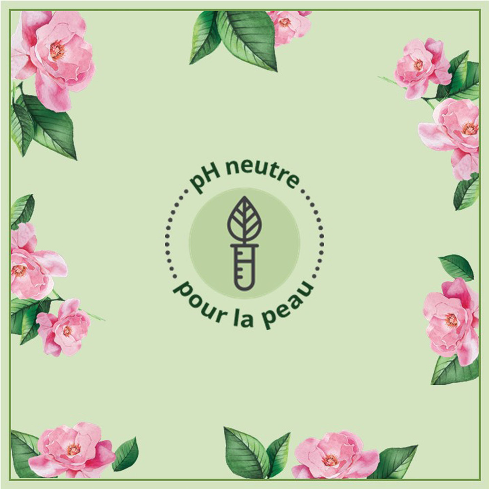 le petit marseillais Berlingot Recharge Gel Douche Bio Hydratant, au PH Neutre, Rose Sauvage, 250ml Gel douche
