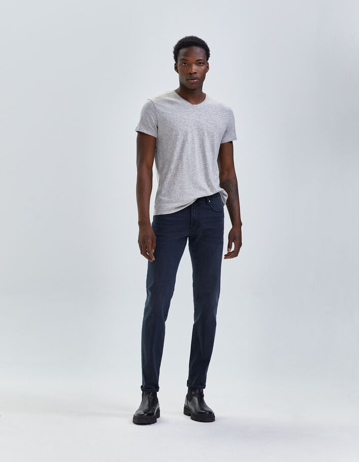 Jean SLIM acier en coton bio Homme