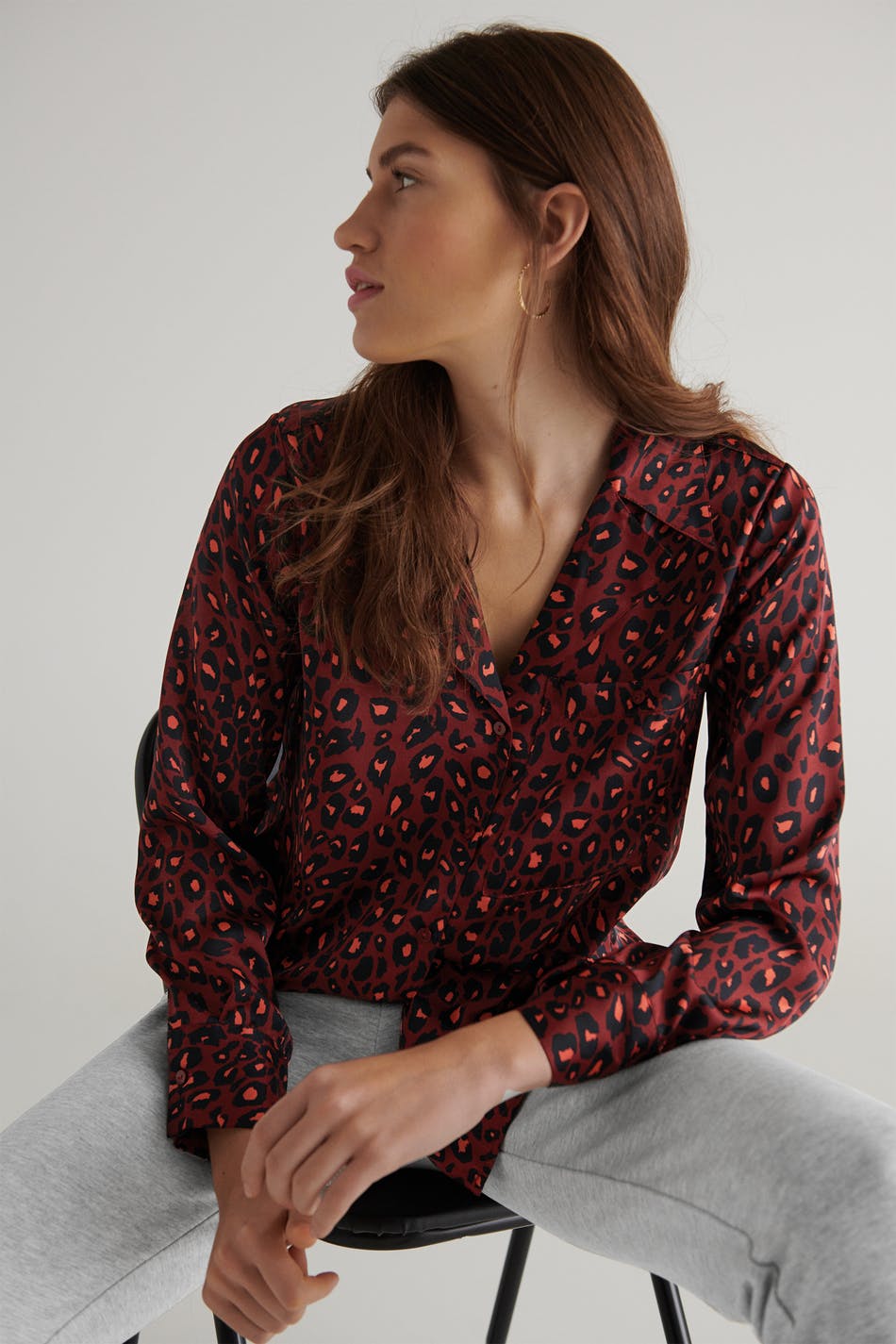 Fanny satin shirt