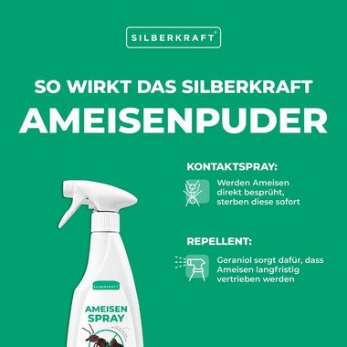 Silberkraft Insektenspray Anti Ameisen Spray - Ameisenspray, 500 ml, 1-St.