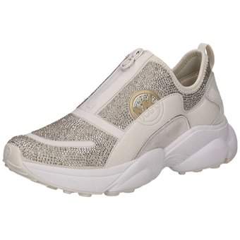 Michael Kors Sami Zip Trainer Sneaker in beige
