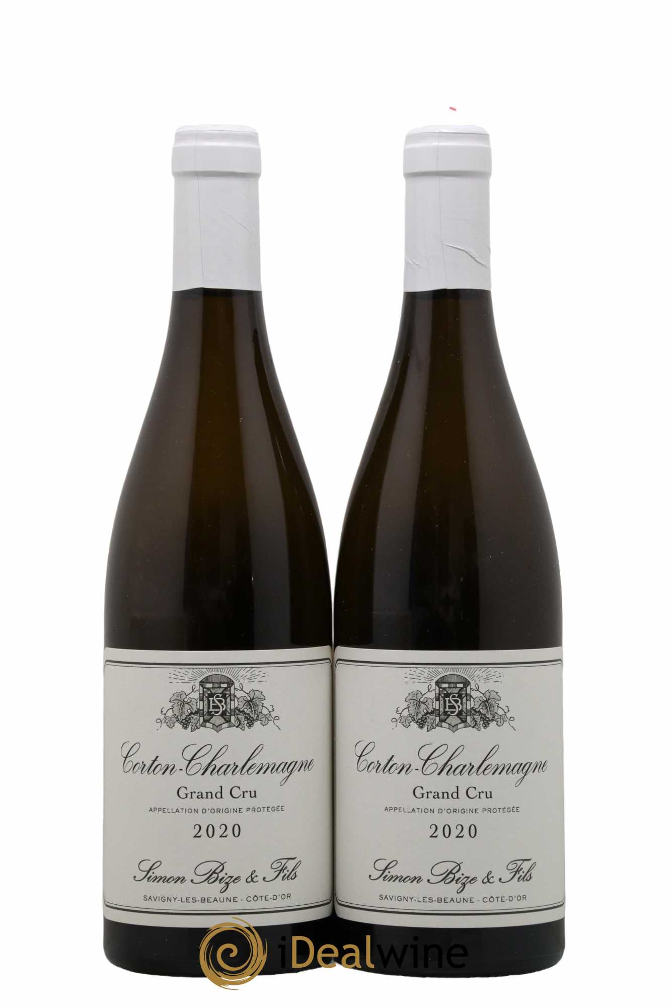 Corton-Charlemagne Grand Cru Simon Bize & Fils  2020 - Lot de 2 Bouteilles