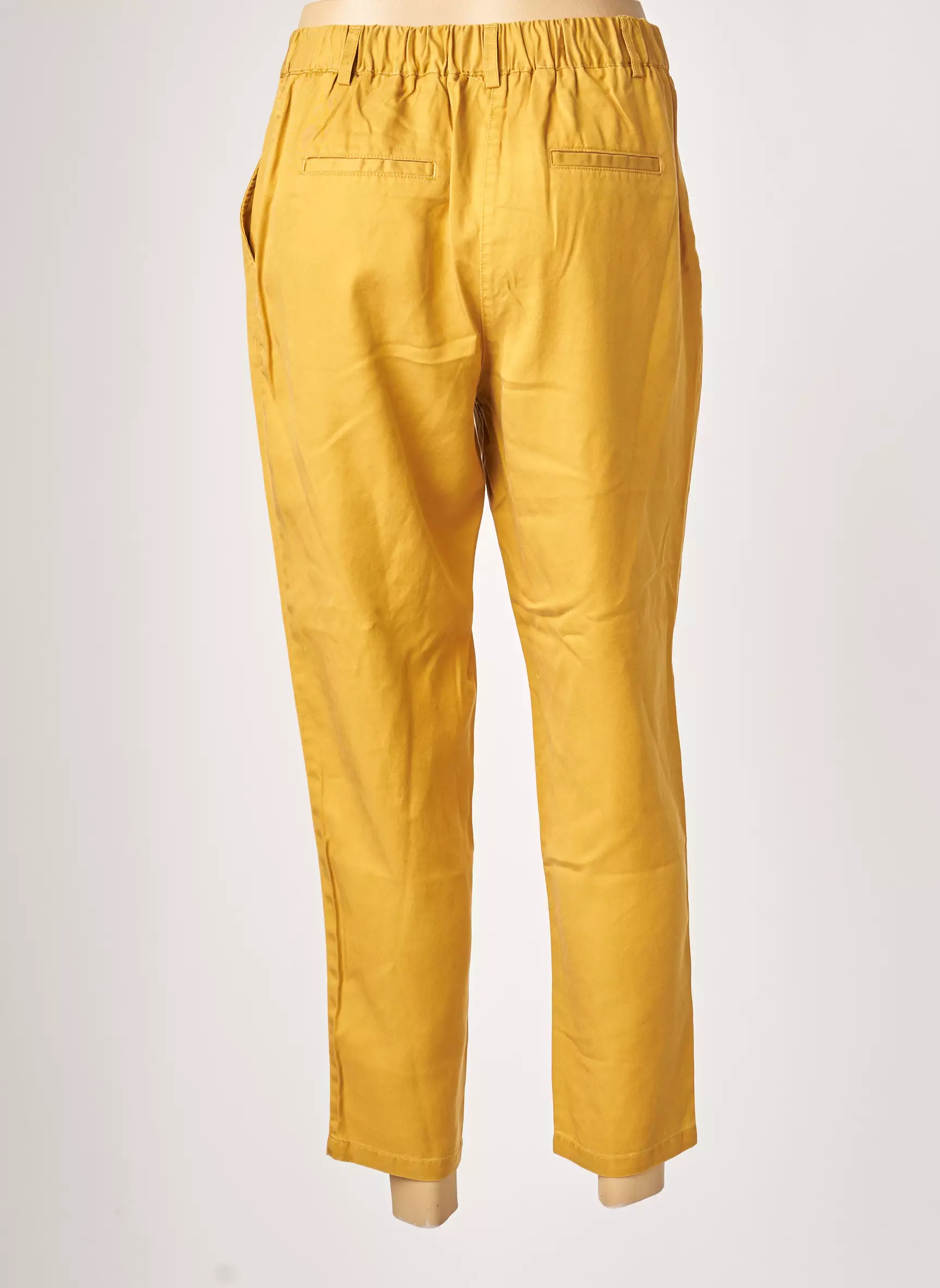 C Est Beau La Vie Pantalon7 8 Femme couleur jaune