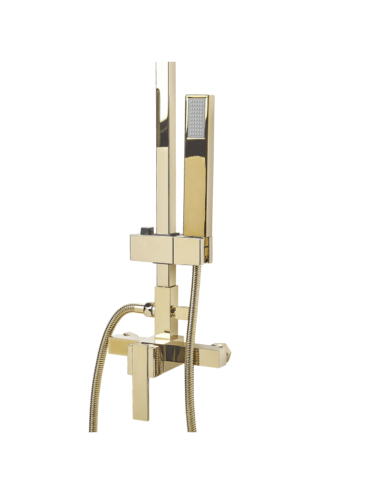 Beliani Wannenarmaturen TAGBO in Gold - (W) 18 x (H) 115 x (L) 52 cm günstig kaufen onesize