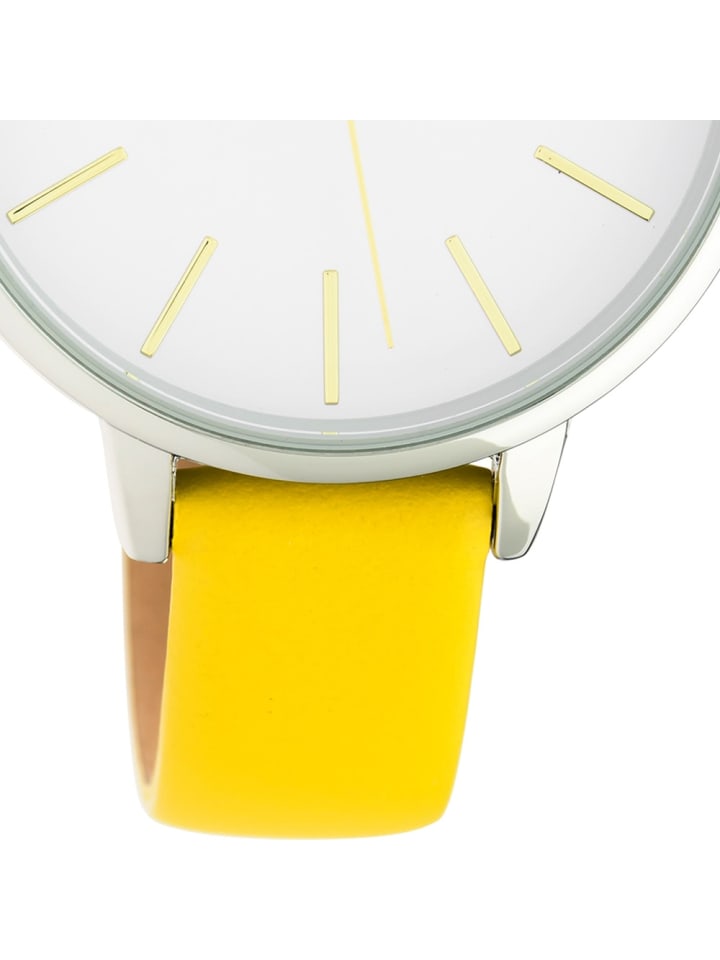Oozoo Analog-Armbanduhr Oozoo JR gelb mittel (ca. 34mm) günstig kaufen onesize