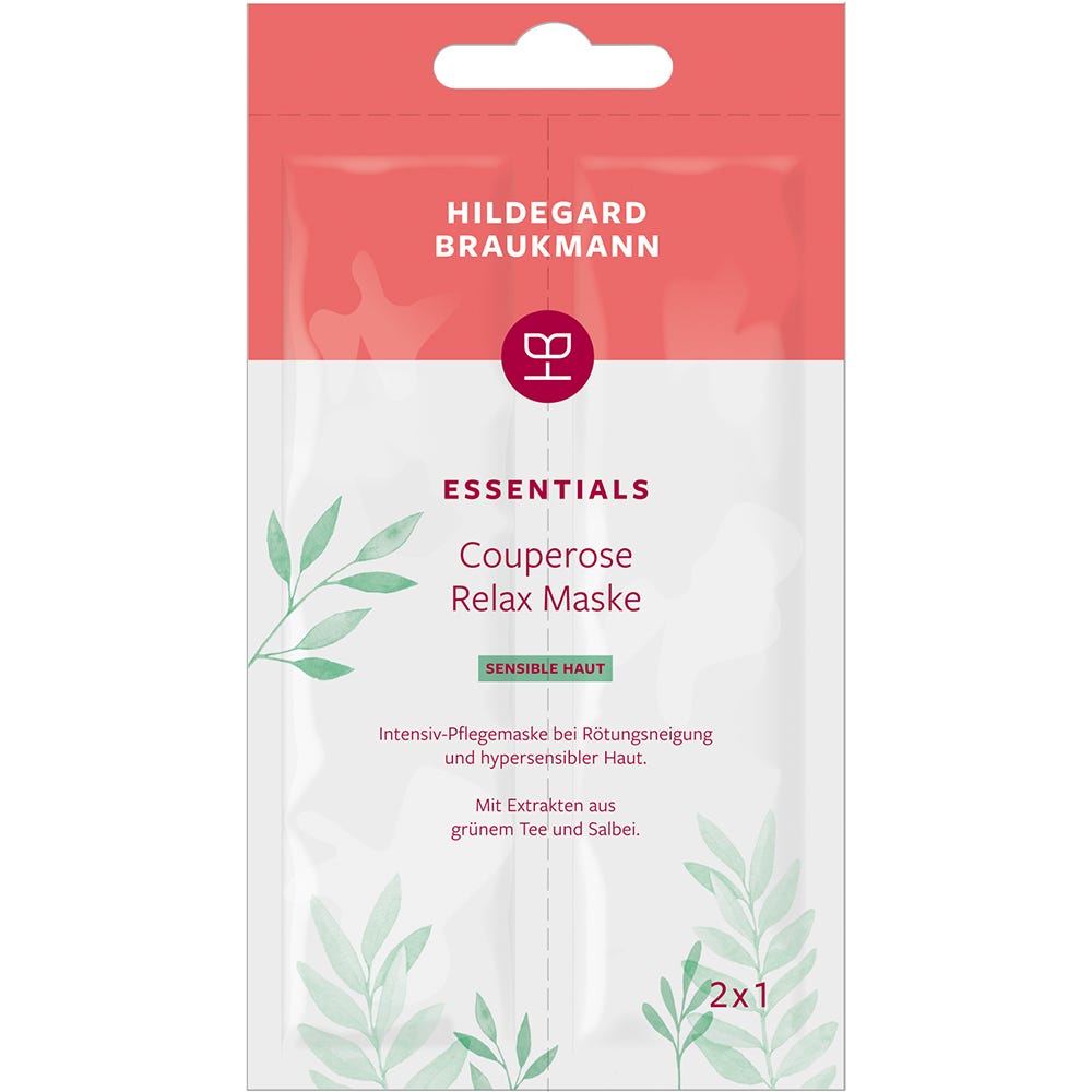 Hildegard Braukmann Essentials Couperose Relax Maske 2x7 ml