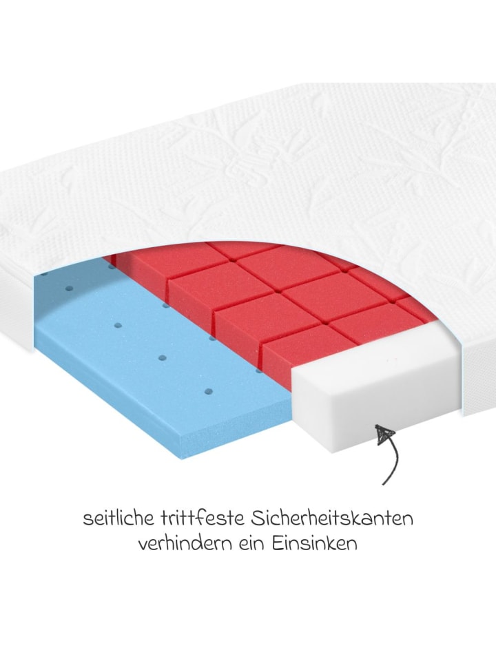 Alvi 4-tlg. Matratzen-Set für Kinderbett 70x140 in weiss günstig kaufen onesize