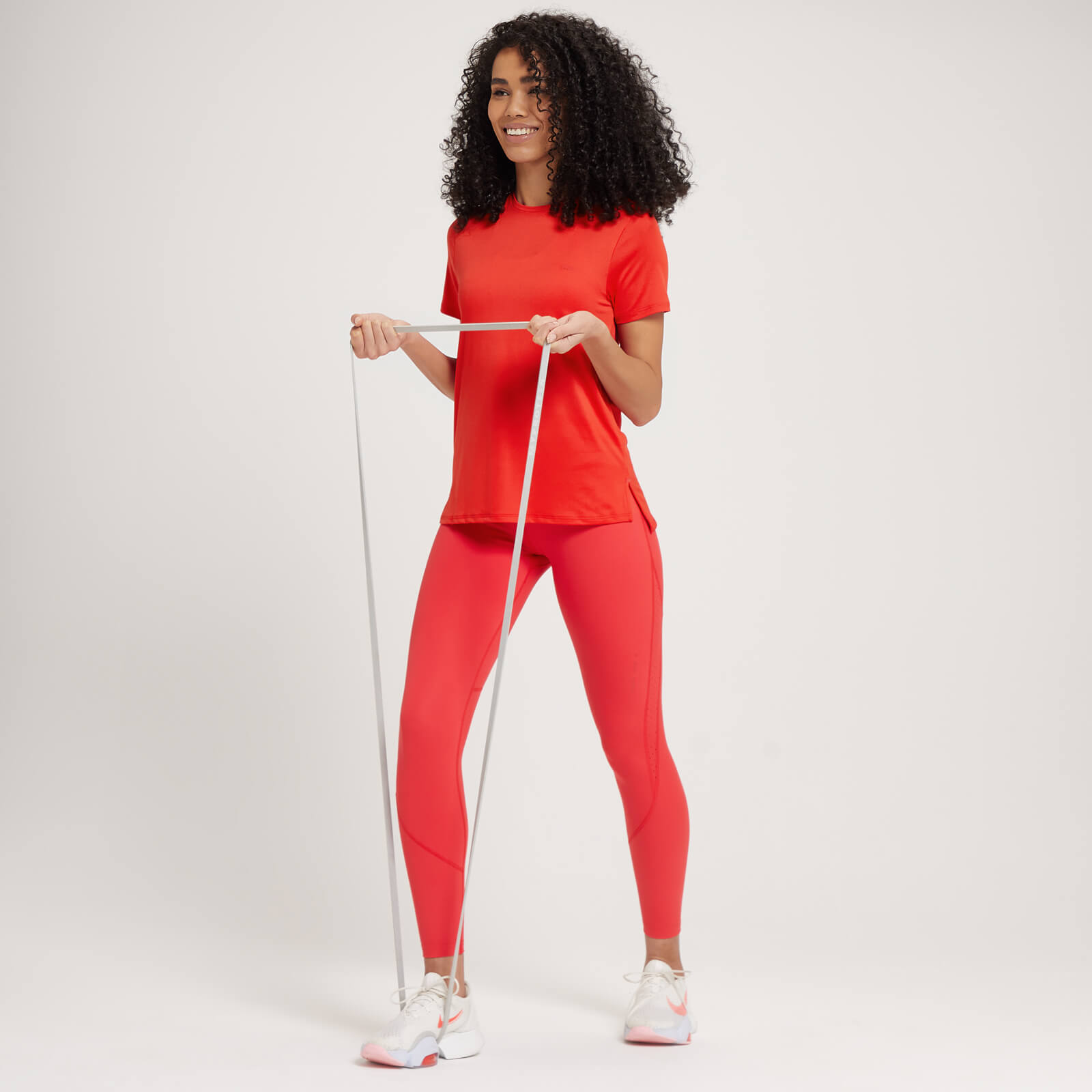 T-shirt fendu au dos MP Power Ultra pour femmes – Rouge danger