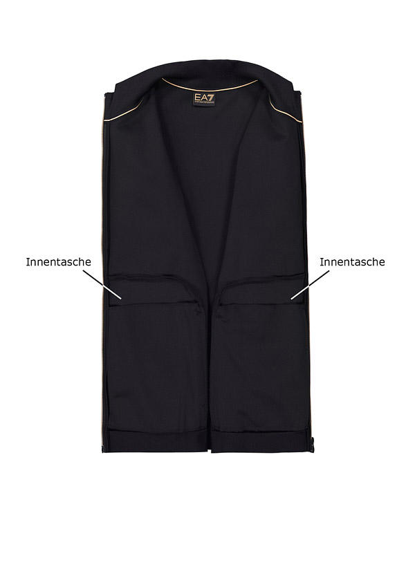 EA7, Jacke, Softshell wasserabweisend, schwarz