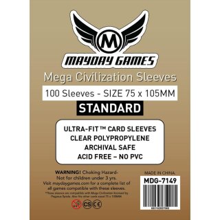 Mega Civilization Sleeves (75x105mm) (100)