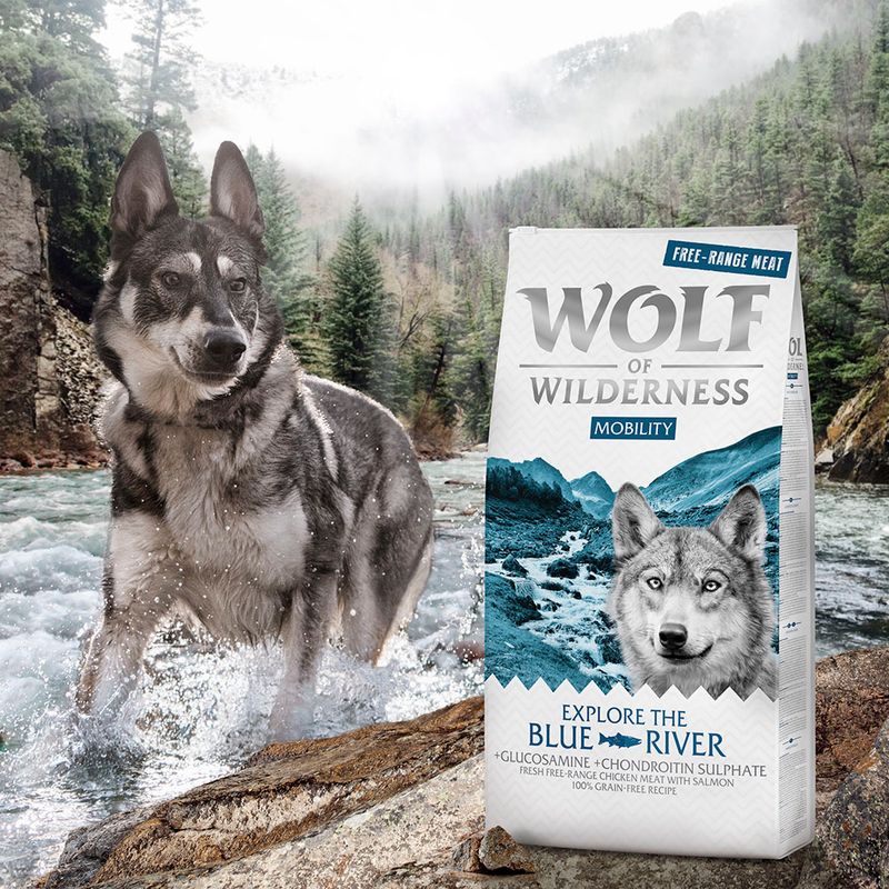 Wolf of Wilderness 'Explore The Blue River' Mobility - Freilandhuhn & Lachs