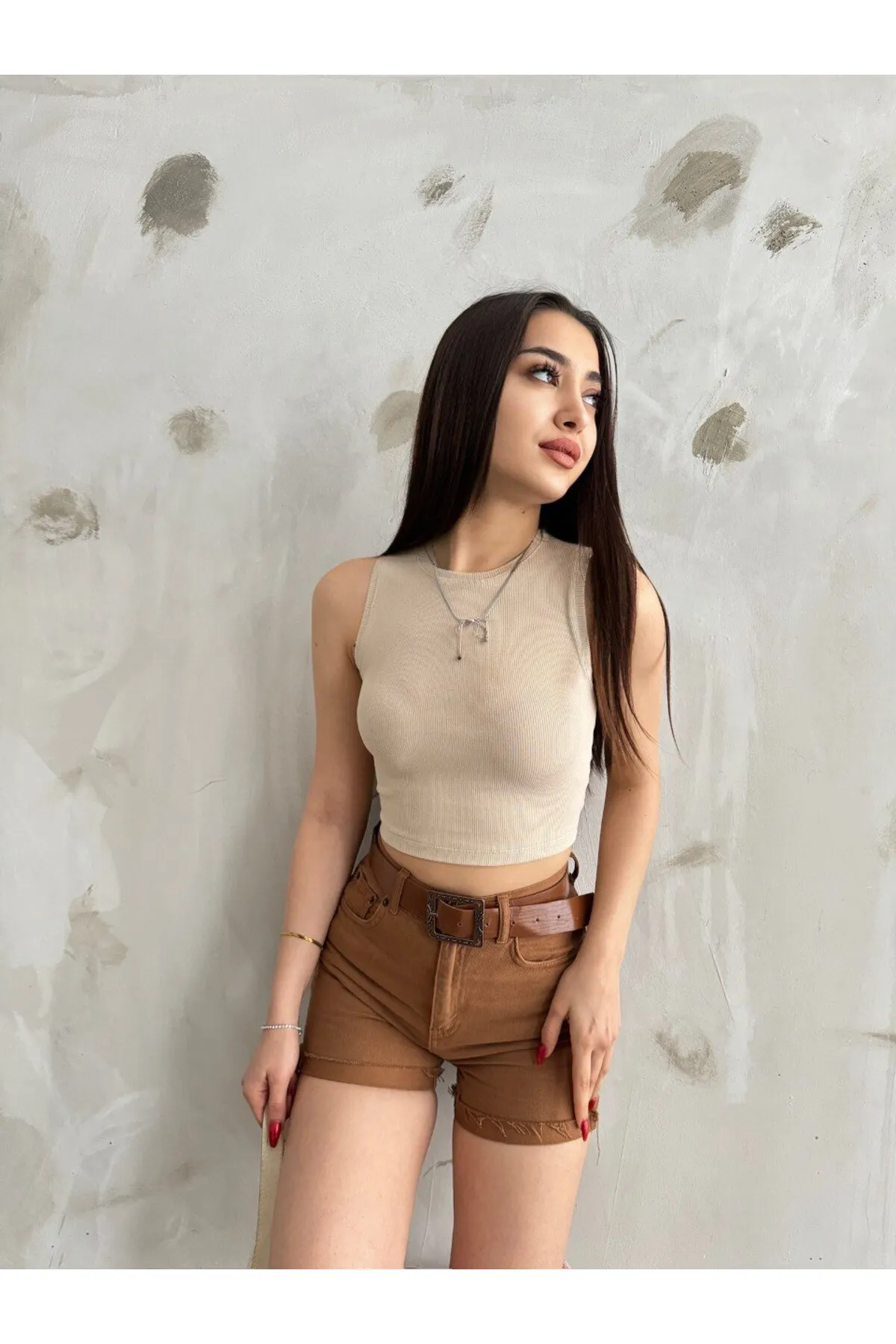 BİKELİFE  Body - Beige - Slim Fit