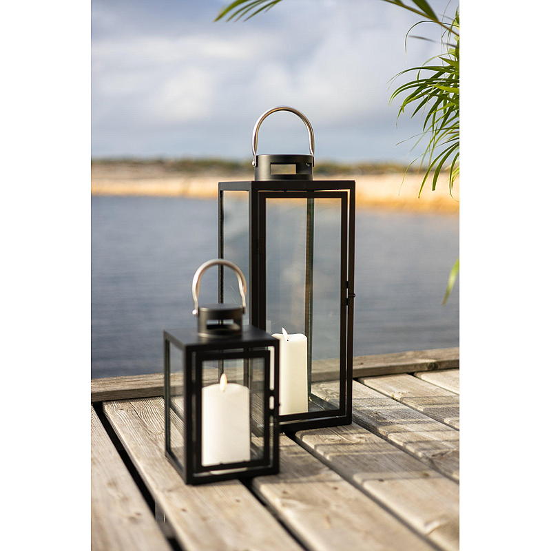 Home Lykt Slettnes 14x14x25 cm sort