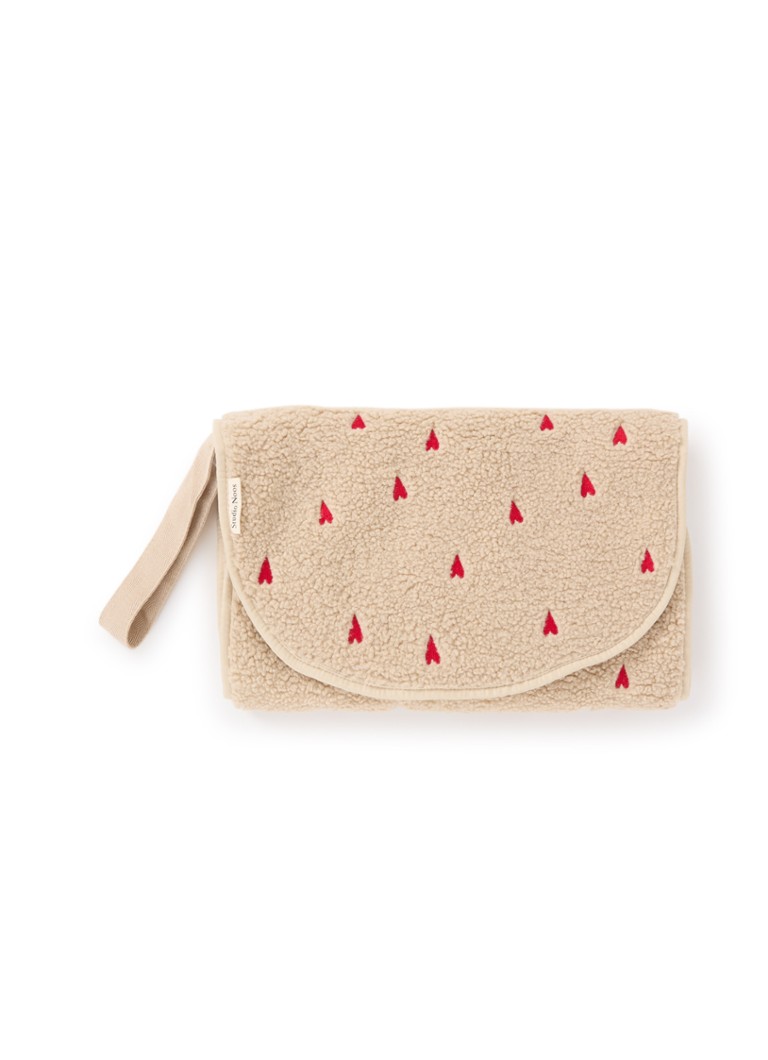 Studio Noos Hearts teddy changing mat