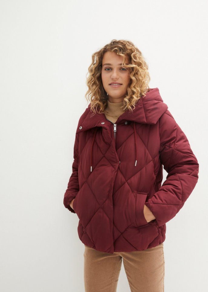Steppjacke mit Kapuze